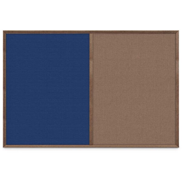 Slim Style Indoor Enclosed Corkboard, 24